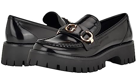 Guess Mocasines Almost para Mujer, Negro (Black 002), 40 EU