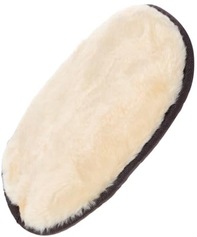 DEARMAMY Shoe Polish Glove Yellow Car Cleaning Wipe Imitation Fleece Gentle Buffing for Leather Shoes Boots