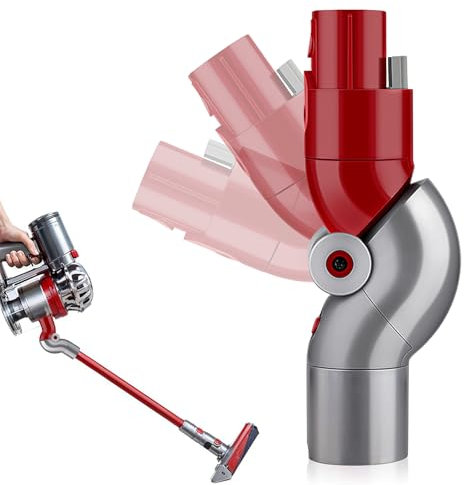 Adapter Kompatibel mit Dyson Staubsauger V7, V8, V10, V11, V15, Unterer Adapter Schnellverschluss Biegeadapter, Zubehör Flex Adapter Winkeladapter, Ersatz Zubehör für Niedrige Reichweite