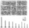 360 PCS Wood Screws Kits, M3 M4 M5 Self Tapping Screws Assortment Kit, Cross Recessed Flat Head Stainless Steel Screws Set With Storage Box - Suitable For Furniture Repair & Woodworking Projects