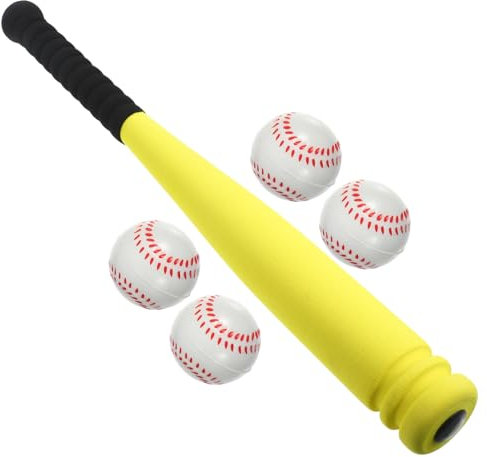 BESPORTBLE Baseball Set Für Junge Mädchen Schaumstoffschläger Und Bälle Outdoor-Spielzeug Für Jungen Und Mädchen Sicher Und Langlebig Für Garten Strand Und Park-spielaktionen