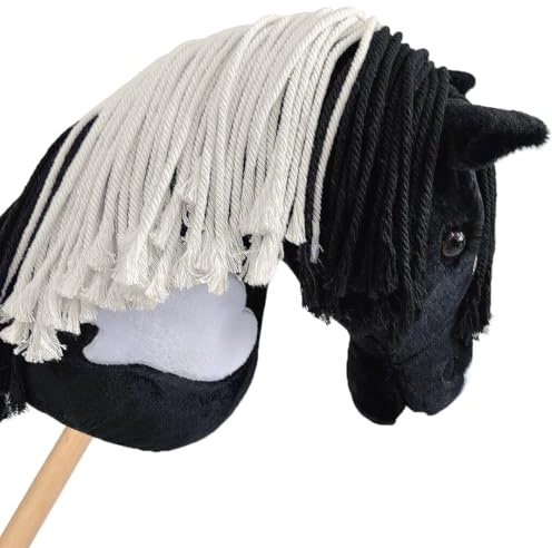 Equimed Hobby Horse Kid-Friendly Realistic Toy Pony Child Exercise Toy (Magpie)