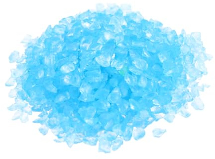 BESPORTBLE Sabbia Colorata in Vetro per Acquari e Decorazioni Sabbia Ecologica Blu 500G per Micro Paesaggi Vasi e Bottiglie Set da 2 Pezzi per Uso Sicuro e Decorativo
