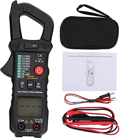 ET8201 600A 600V AC DC klämmätare Intelligent automatisk identifiering Multimeter med hög precision Bärbar handhållen multifunktionell klämmätare för elkraft Numerisk mätning