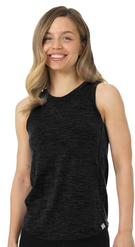 Merino.tech 100% Debardeur Femme Merinos - sous Vetement Merinos pour Sport | Léger, Thermique Laine Mérinos Respirant, Anti-Odeur Naturel, Anti-Humidité, Idéal Pour Le Sport, Randonnée, Sous-Couche