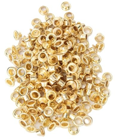 4mm Trou Or métal Oeillets Scrapbooking Goujons décoration pour Relier Le Trou de retenue en métal Trou perforateur Carte Papier