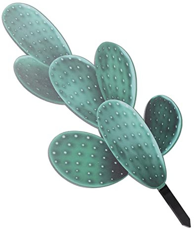 Plante Exterieur Métal Cactus Yard Art Cactus Jardin Enjeux en Plein Air Cactus Statue Sculpture Ornement pour Jardin Pelouse Yard Décorations Piquet Bois