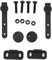 Kit di Ferramenta per Porte Scorrevoli Porte 'armadio Puleggia Scorrevole per Binario Sospeso Silenzioso Stile Porta del Fienile Acciaio Al Carbonio per Impieghi Gravosi per la