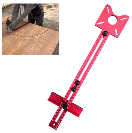 3 en 1 Routeur Milling Groove Bracket avec Bord de Fraisage à Fente, Réglable 3 en 1 Routeur Milling Groove Bracket, Défonceuse à Bois Portative, pour Le Travail des Lits en Bois