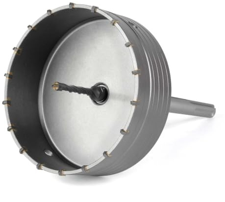 BINOTA Hålsåg för betong 160 mm, hålsåg för cirkelborrkronor, med SDS Max-skaft 220 mm, för betong, tegel, mur, sten, murverk