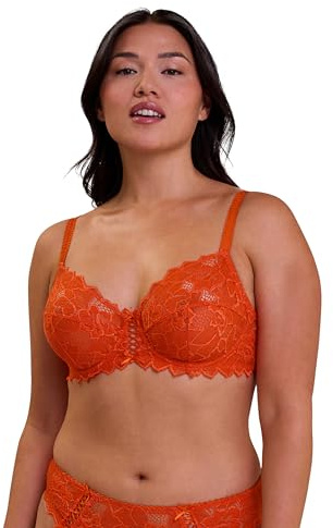 Sans Complexe - Modèle Arum - Soutien-Gorge - Femme - 105C - Orange Mandarine