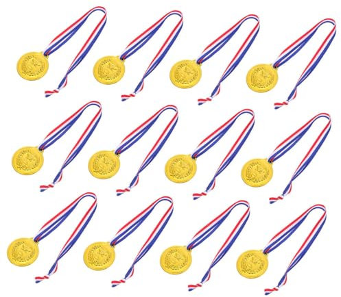 iplusmile 50pezzi Medaglie Metallo Ragazzo Ragazza Premi Medaglie di Basket Calcio Tornei Scuola Competi Sportive