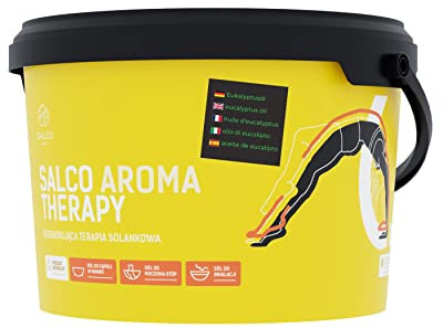 Salco Badesalz Sport Aroma Therapy - 3 Kg. Regenerierendes Solebad mit Eukalyptusöl für Sportler und sportlich aktive Menschen