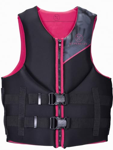 HyperLite Women's Indy Life Jacket - US Coast Guard Approved Level 70 Buoyancy Aid, Great for Any Water Sports Activity Including Boating, Paddle & Swimming - X-Small