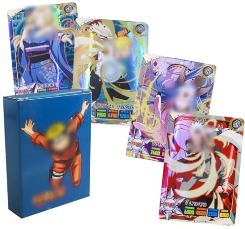 GKJAWFV 50pcs Cartes Anime à Collectionner Durables pour Fans, Enfants, Adolescents et Adultes - Cadeaux d'anniversaire
