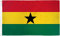 Ghana-Flagge, 90 x 152 cm, Polyester, internationale Flaggen
