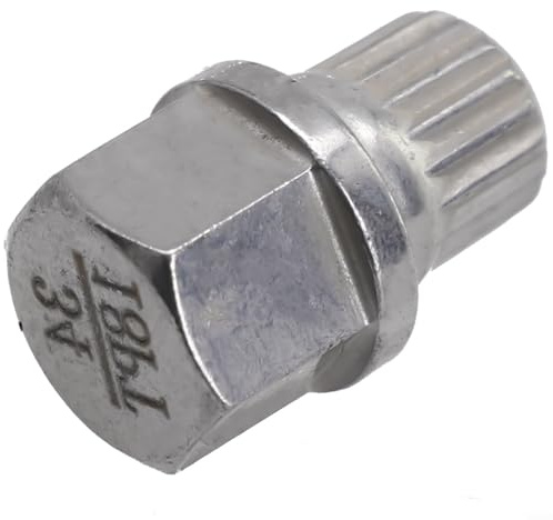 Llave de extracción de tuerca de bloqueo de rueda hueca 34/18PT antirrobo para BMW Steel Silver