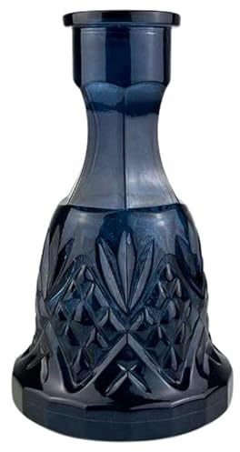 Base para cachimba MINI LUMUX - Altura 22 cm - Cristal soplado y color resistente - Fabricada artesanalmente - Conexión de 4.5 cm mediante goma - Fácil mantenimiento