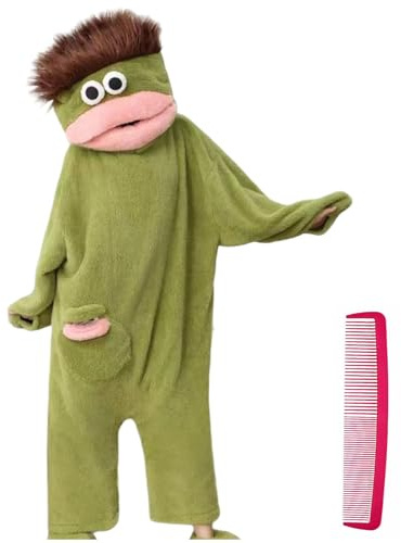 HUALONG Pyjama Une pièce Rigolo pour Adultes, Ultra Doux et Moelleux, avec Capuche, idéal pour Les soirées cinéma, Les Moments de détente en Famille et Moments de Confort Peignoirs en Flanelle