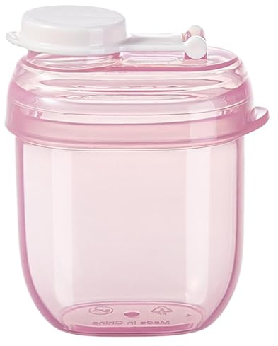 Contenitore per nutrizione secca - Conserva la freschezza, contenitore mobile a per unità singola per pasti per bambini, schermato con coperchio con chiusura, utensili da cucina, c