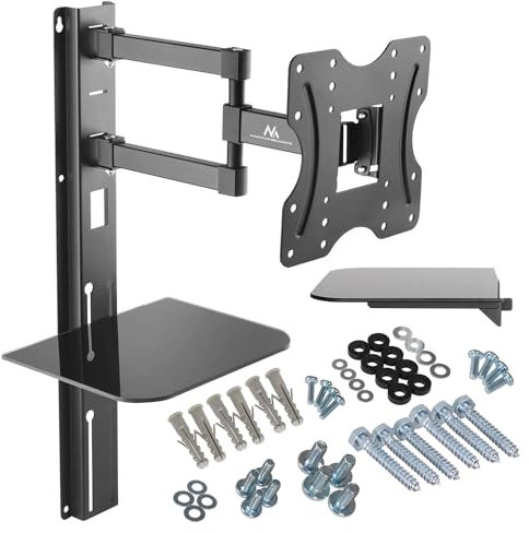 Maclean MC-771 Wandhalterung mit Ablage 23-42 200x200 VESA LCD LED Plasma TV Halterung