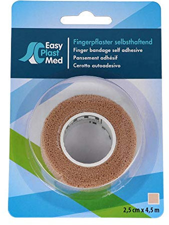 UrbanMed Fingerpflaster 2,5 cm x 4,5 m hautfarben, 1 St