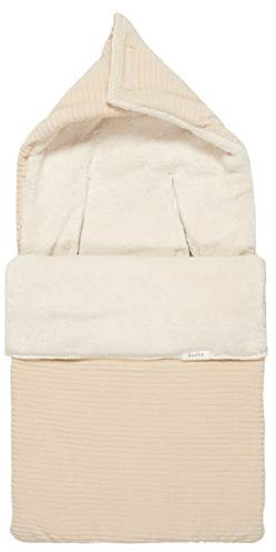 Koeka Winter Fußsack - Universal Für Babyschale Gruppe 0+ - Plüsch - Mit Kapuze - Vik - Cord - Flauschig - Waschbar -