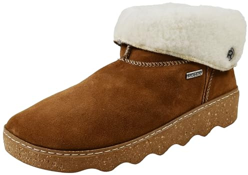 Rohde Zapatillas de casa de sintético Mujer Foggia 6128, Talla:39 EU, Color:Marrón