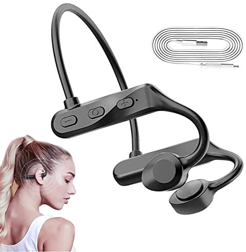 Yajimsa Cuffie Wireless ad Orecchio Aperto,Auricolari Sportivi 5.0 - Auricolari Wireless Resistenti al Sudore per Corsa, Ciclismo, Escursionismo, Palestra, Arrampicata