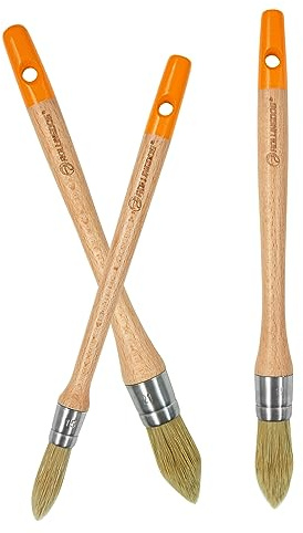 ROLLINGDOG Trim Paint Brush 3PC Trim Brush Set