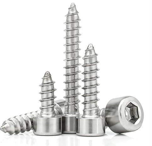 ANGEEK 20 piezas M4 X 30mm,tornillos de cabeza hexagonal 4X30,tornillos autoperforantes de cabeza redonda de acero inoxidable M1,5 M2 M2,5 M3 M4 M5 M6 M8