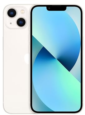 Apple iPhone 13, 128GB, Starlight - Unlocked (Renewed)