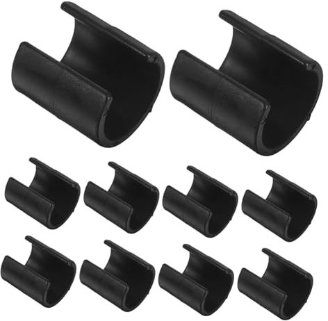 JOINPAYA 10pcs Corner Flag Clips: Plastic Buckle Flagpole Referee Clips Football Training Agility Equipment Secure Flagpole Connections Outdoor Use