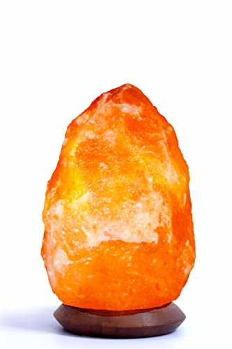 Lampe cristal de sel de sel 4–6 kilo avec douille ampoules Sel et Top Himalaya de poire Pakistan