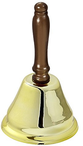 W WIDMANN MILANO Party Fashion 05381 - Campana, campana a mano, accessorio, Babbo Natale, Babbo Natale, Natale, carnevale, festa in maschera