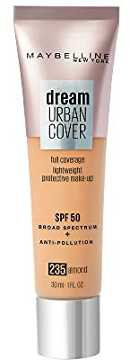 Maybelline Dream Urban Cover All-In-One Protective Makeup SPF 50 235 Almondc, 30 ml (Pack of 1)