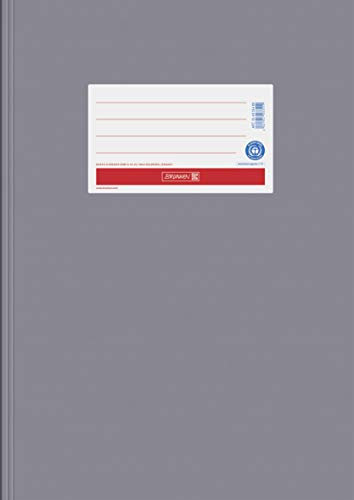 Baier & Schneider BRUNNEN Hefthülle aus Papier (1 Stück A4, Grau)