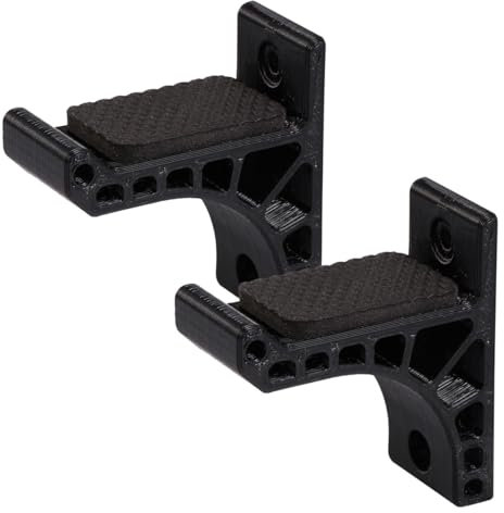 BESPORTBLE Wand Bogen Wandhalterung - Abs Recurvebogen Halter Universal Bogenständer Mit Selbstklebender Rückseite Und Schrauben Für Sichere Aufbewahrung Zu Hause Oder Büro, Schwarz