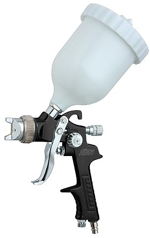 FIAC Pistola a Spruzzo per Verniciare modello 1864, Aerografo semi-professionale con Serbatoio per Vernice da 600ml, Ugello in Inox, Pressione Max 4 Bar