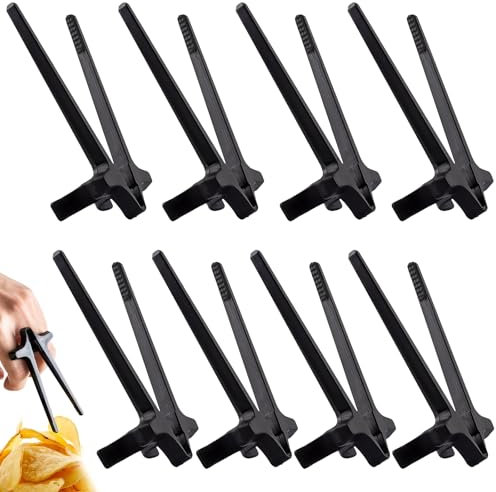 Snackspender für Gamer,8 PCS Fingerstäbchen für Gamer,Fingerzange,Hand-Free Snack Finger Chopsticks,Faule Finger Chopsticks für Arbeit Spiel Spielen,Um Die Hände Sauber Zu Halten