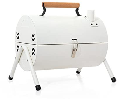 Barbecue à Charbon de Bois, Fumée Portable Double Face en Métal, Barbecue au Charbon de Bois, Barbecue de Table, Barbecue au Charbon de Bois pour Le Camping, Les Pique-niques,