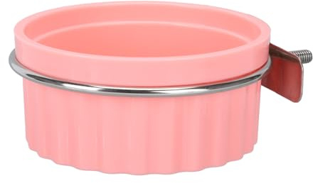 MLWSKERTY Bols d'alimentation pour Oiseaux Bol De Nourriture Perroquets Cage avec Supports De Pinces Cages À Mangeoires 'Eau Calopsittes Tourtereaux Bols 'Alimentation