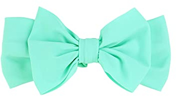 RuffleButts® Girls Island Blue Swim Bow Headband - One Size