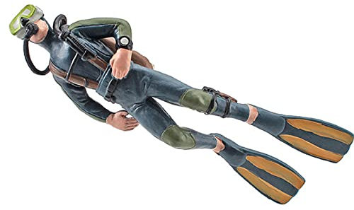GZYshoyao Miniatur Taucher Figuren Modelle Menschen Set Mini Schwimmer Figuren Kunststoff Taucher Spielzeugfiguren Dekor Kuchen Topper für Kinder