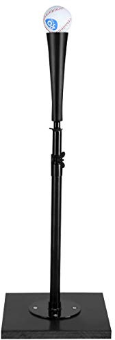 SPOTRAVEL Adjustable Batting Tee Practice Training Hitting Ball | with Soft & Shock-absorbing Rubber Topper for Baseball Softball Tee Ball