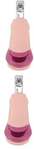 TOYANDONA 2 Piezas Cortador De Uñas Seguro Para Bebés Cortador De Uñas Con Lupa Cortaúñas Para Bebés Kit De Uñas Para Bebés Kit De Cuidado De Uñas Cortaúñas Infantil Cortauñas Cosmético Niño