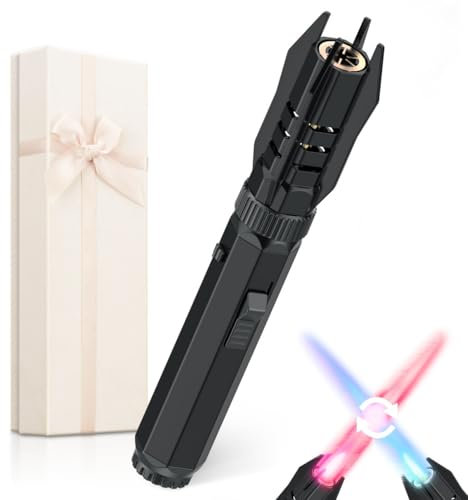 GIFTORCH Lightsaber Lighter, Windproof BBQ Torch, Jet Flame, Black, Stainless Steel, Modern Style