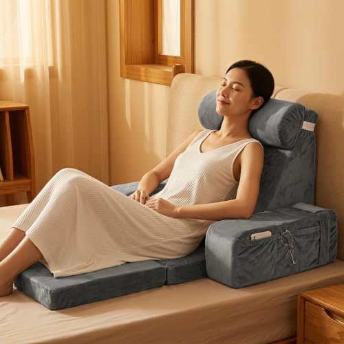 Coussin de Lecture pour Lit, Oreiller de Lecture pour Lit et Canapé