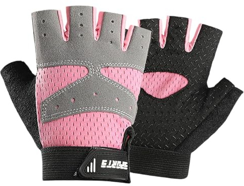 Gants de sport d'hiver respirants, demi-doigts, pour patinage, cyclisme, fitness, entraînement, durables, confortables, unisexes, jeunes, sports d'hiver (S)