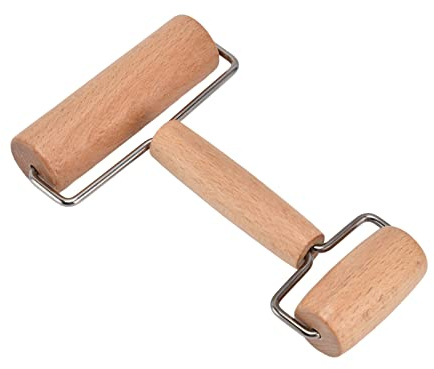 Generic Pizzarulle Av trä med Poleringsteknik för Smidig Degrullning - Bokträ, 5,6 Oz